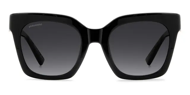 Dsquared2 Unisex Γυαλιά Ηλίου με Μαύρο Σκελετό και Γκρι Φακό D2 0207/S 807/9O 3
