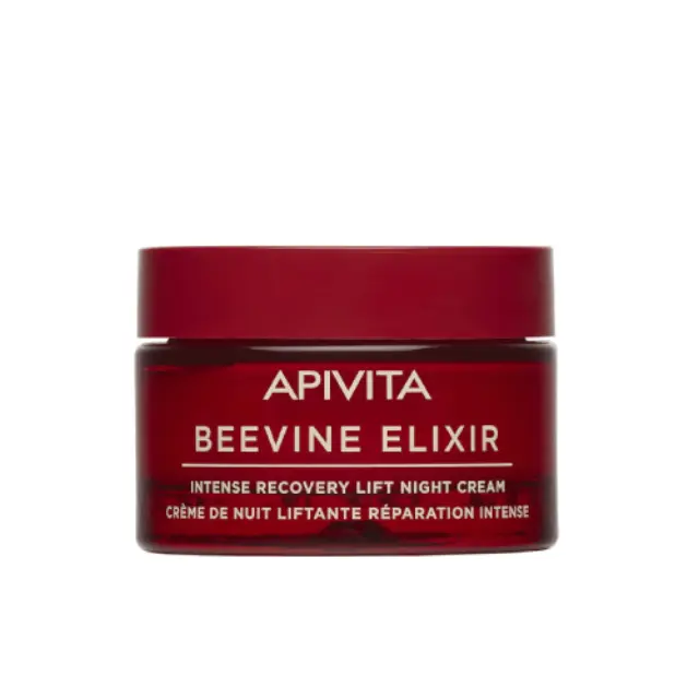 Apivita BeeVine Elixir Κρέμα Νύχτας Εντατικής Επανόρθωσης & Lifting με Πολυφαινόλες Πρόπολης & Αμπελιού, Φυτικό Κολλαγόνο & Υαλουρονικό Οξύ, 50ml