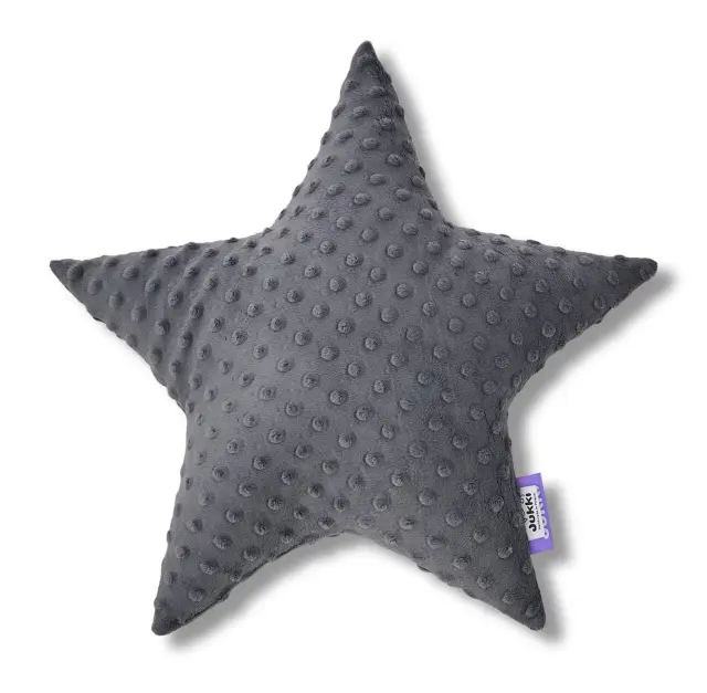 Μαξιλάρι Διακοσμητικό 40x40cm Minky Grey Star 5907534750591