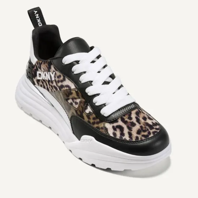 Sneaker DKNY Zanira K4506262-71AP Μαύρο/Λεοπαρ - 41 2