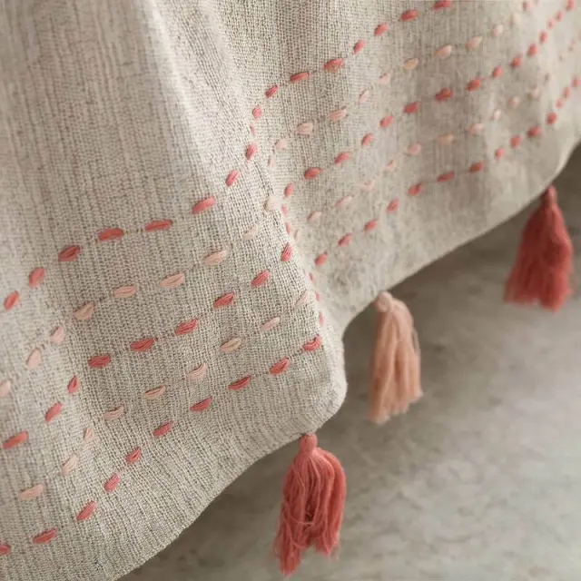Ριχτάρι Πολυθρόνας 180X180cm GOFIS HOME Trace Rose Pink 467/25 3