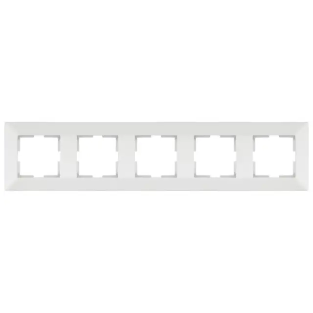 Meridian Accessory White Five Gang Frame