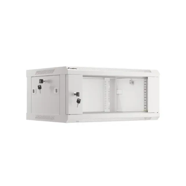 Lanberg Καμπίνα Rack 19" 4U 600X450 Gray V2 (WF01-6404-10S)