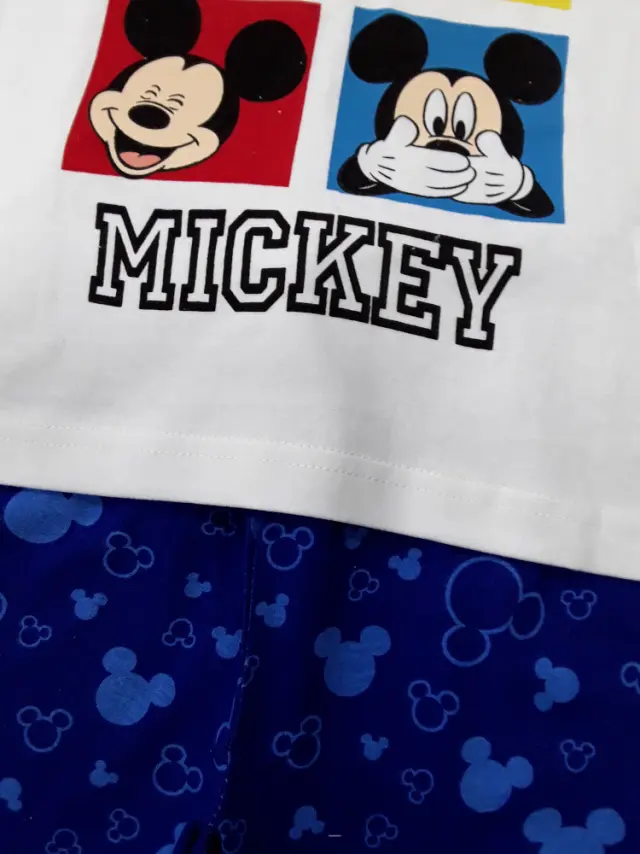 Πιτζάμα Καλοκαιρινή Mickey White Blue 80101980001 - 5 Y (110cm) 3