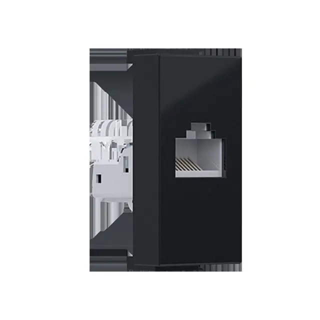 MODYS ΠΡΙΖΑ ΔΙΚΤΥΟΥ ΜΑΥΡΗ ΜΑΤ RJ45 CAT.5E IP20 ΧΩΡΙΣ ΘΩΡΑΚΙΣΗ / 10101312327