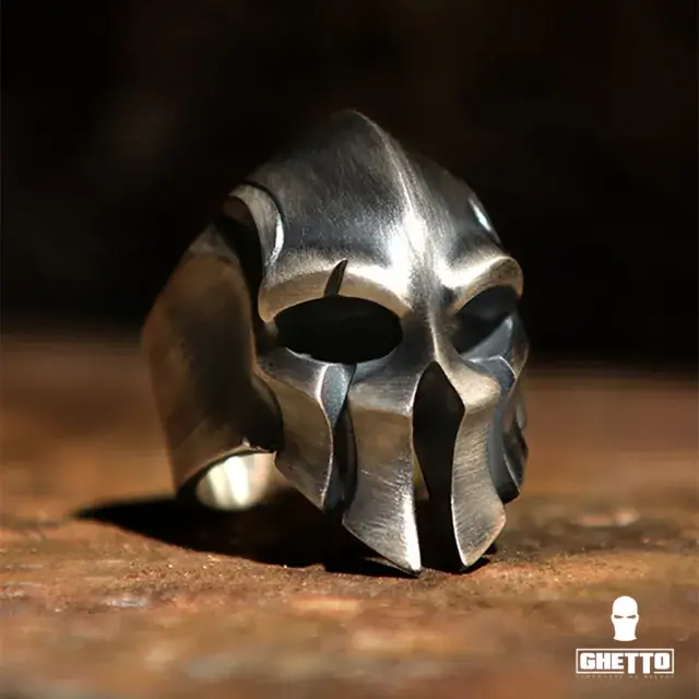 Ghetto Sparta Skeleton Adjustable Ring 3