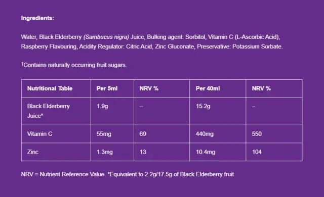 Sambucol Immuno Forte No Added Sugar Liquid 2
