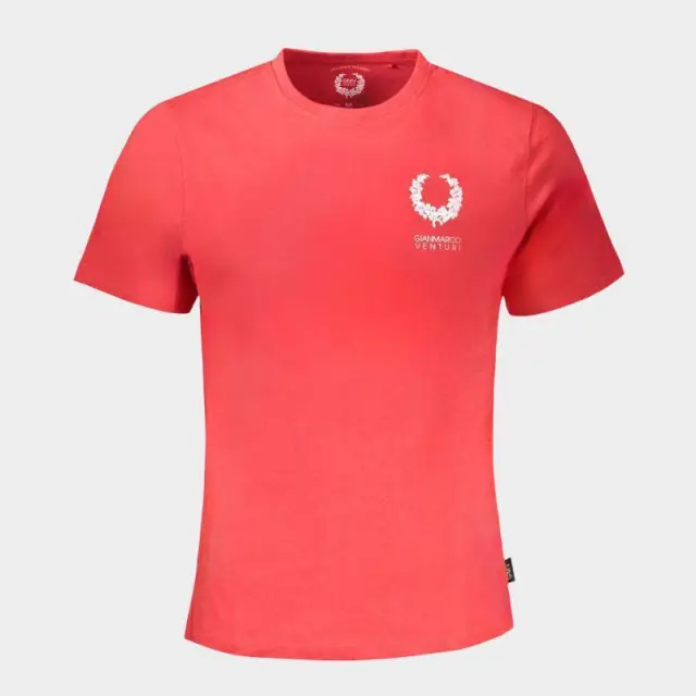 T-Shirt Gian Marco Venturi AU01413A Κόκκινο - 2XL