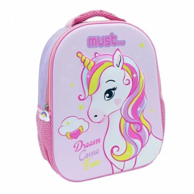 Must Σχολική Τσάντα Πλάτης Νηπίου 3D Eva Unicorn Dream Come True (000585701)