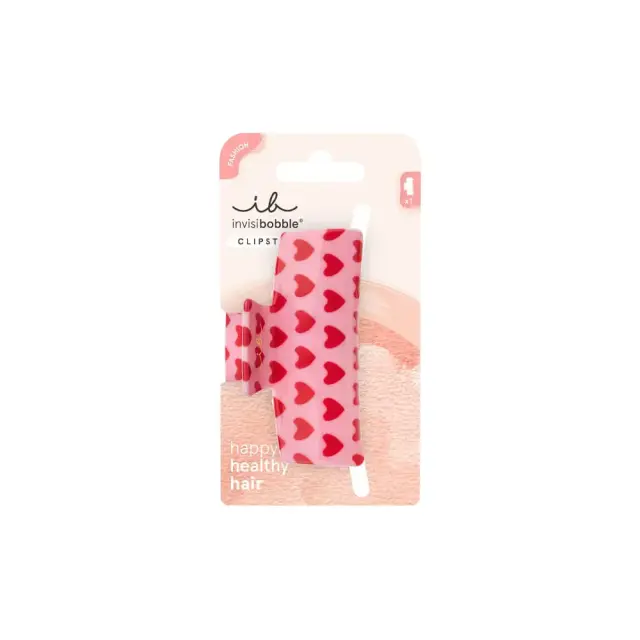 Invisibobble Clipstar M Love Is In The Hair Κλιπ Μαλλιών Με Σχέδιο 1τμχ