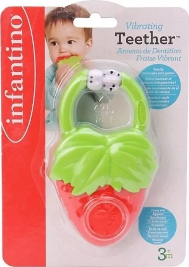 INFANTINO VIBRATING TEETHER (STRAWBERRY) 3