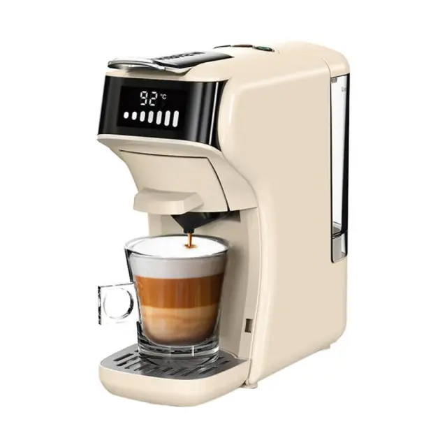 HiBREW 5-in-1 capsule coffee maker H1B-beige(beige)