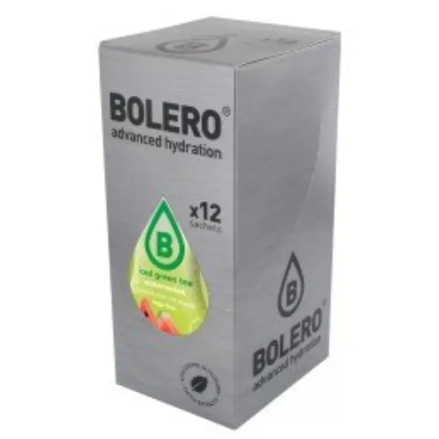 BOLERO Iced Green Tea Καρπούζι – Χυμός σε σκόνη για 1,5L (Κουτί των 12) 9gr