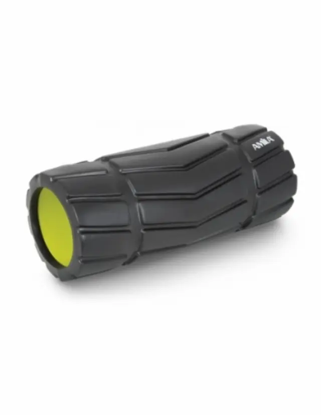 Amila Foam Roller Arrow 14cmX33cm Μαύρο/Λάιμ