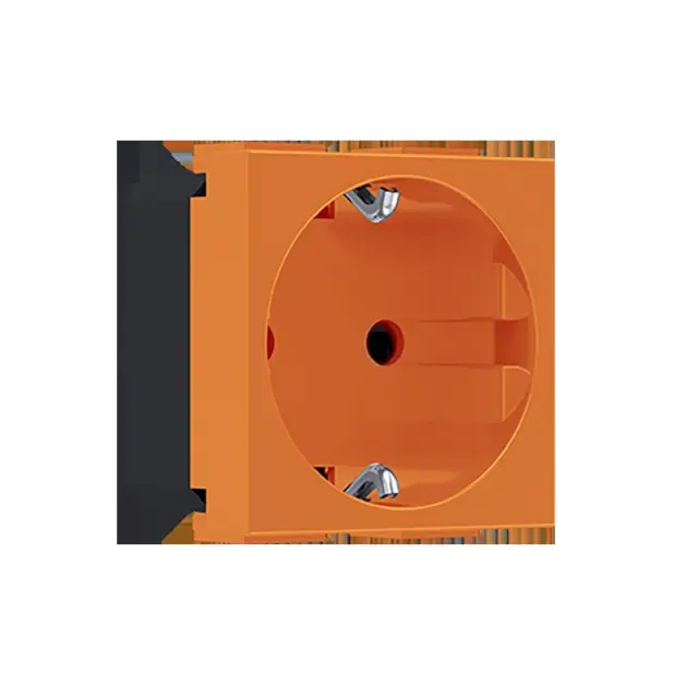 MODYS ΠΡΙΖΑ ΣΟΥΚΟ ΑΣΦΑΛΕΙΑΣ ΠΟΡΤΟΚΑΛΙ 2P+E 16A 250VAC IP20 / 10101312568