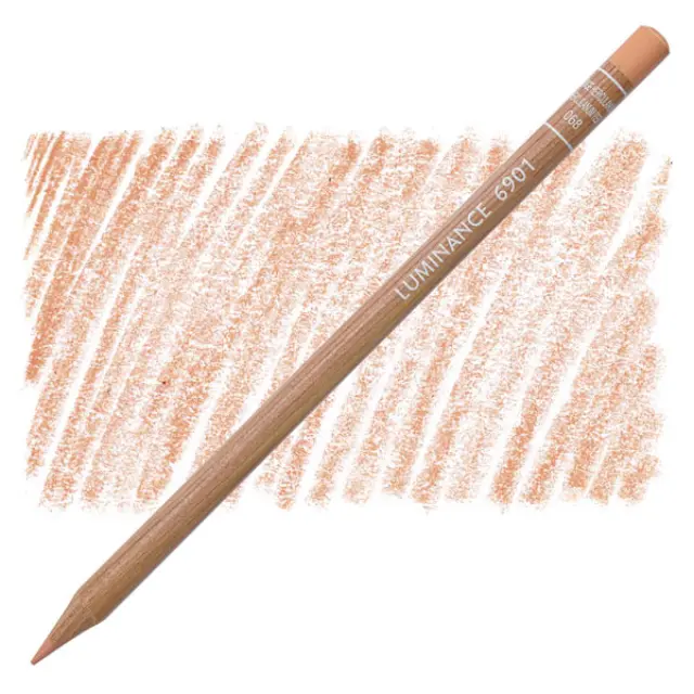 Ξυλομπογιά Caran d'Ache Luminance - 068 Herculanum Red