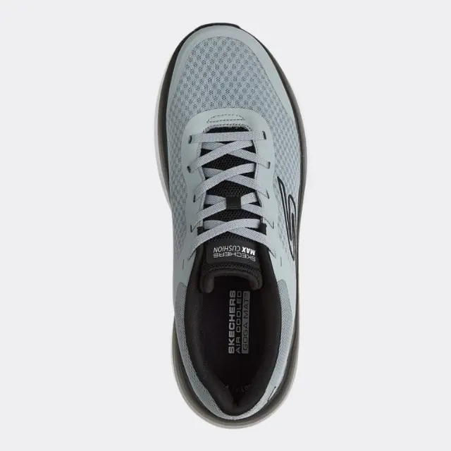 Skechers Lace Up Max Cushioning (220613-LGBK) - Γκρί-Λευκό - 42 3