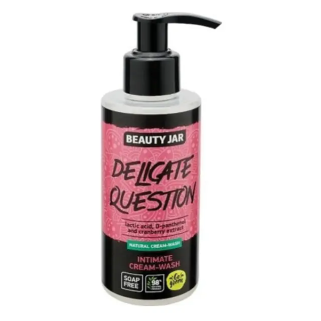 Beauty Jar Delicate Question Κρεμοσάπουνο Για Την Ευαίσθητη Περιοχή 150ml