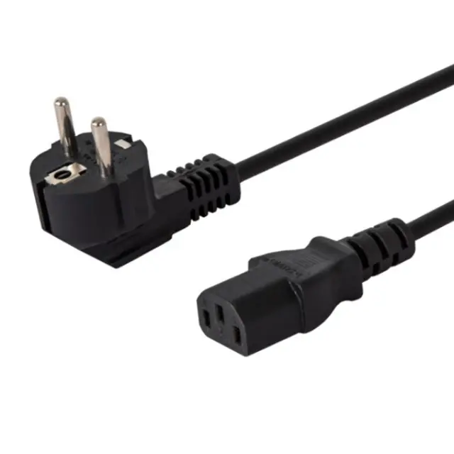 SAVIO CL-146 Power cable Schuko IEC C13, 3 m Black