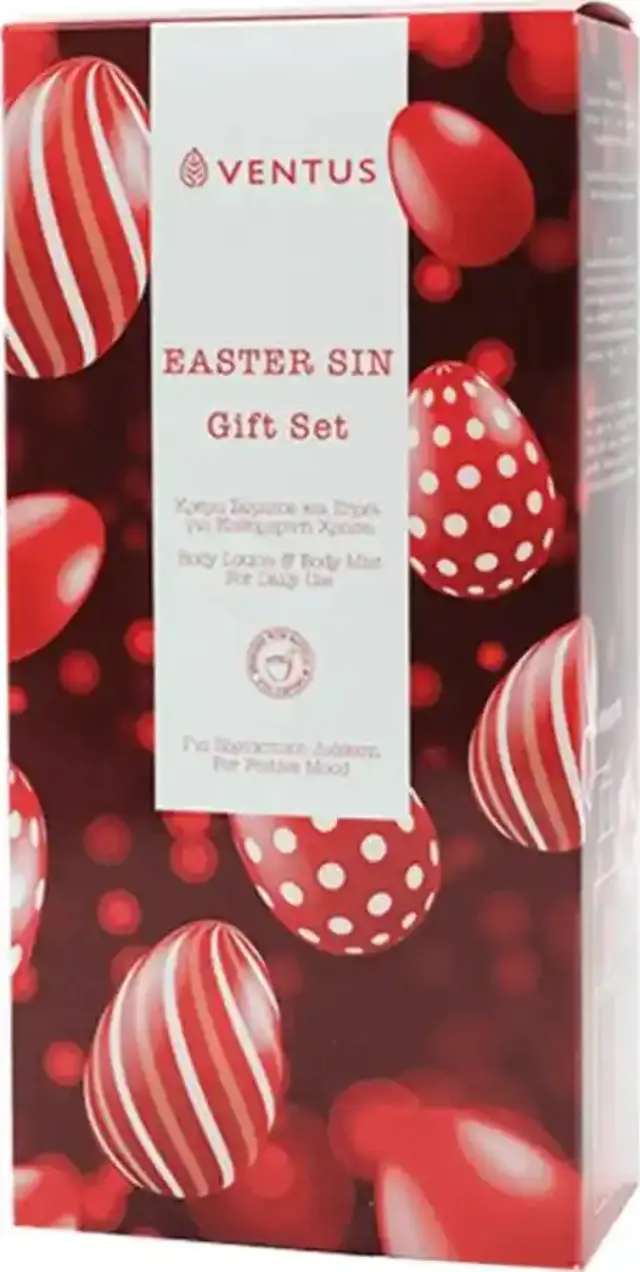 Ventus Easter Sin Gift Box Σετ Περιποίησης Σώματος Body Lotion 250ml & Body Mist 100ml