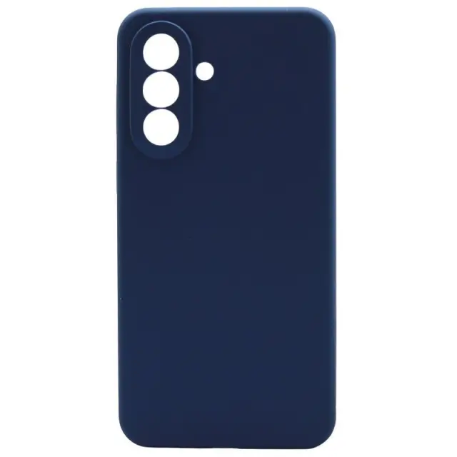 Θήκη Liquid Silicon inos Samsung Galaxy A37 5G Velvet Σκούρο Μπλε N70943