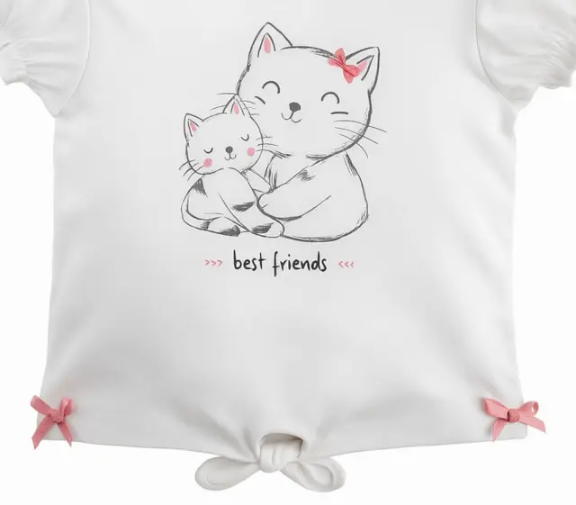 T-shirt Μπλουζάκι Best Friends Venere White 8010640 - 12 M (80cm) 2