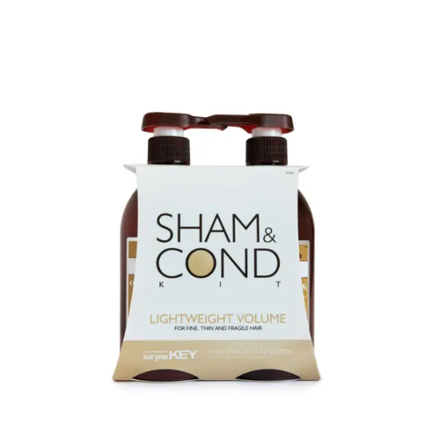 Saryna Key Damage Repair Light Pure African Shea Shampoo & Conditioner 2x500ml