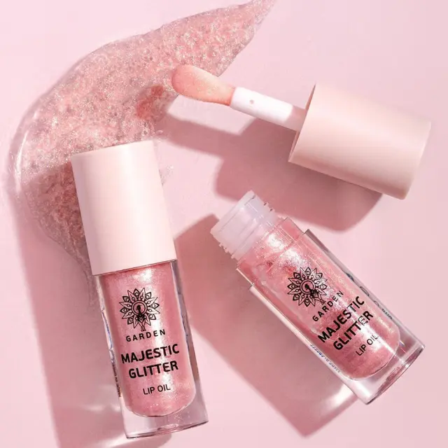Garden | Majestic Glitter Lip Oil | Ενυδατικό Έλαιο Χειλιών Με Glitter | 6ml 3