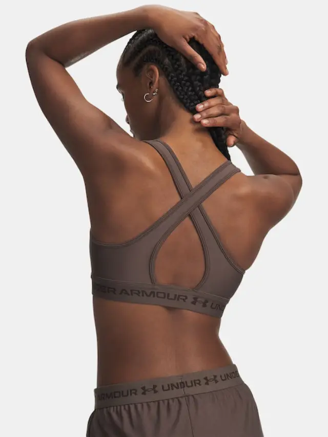 Under Armour Women's Crossback Mid Bra Καφέ 1361034-200 (Under Armour) - XLarge 2