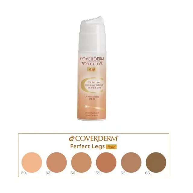 Coverderm Perfect Legs Fluid Perfect Cover Waterproof Make-Up for Legs & Body SPF40 Νo.50 75 ml