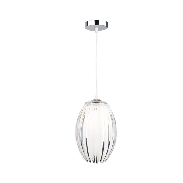 AcaLight Offer NETTO ΦΩΤΙΣΤΙΚΟ ΚΡΕΜΑΣΤΟ ΔΙΑΦΑΝΟ ΑΚΡΥΛΙΚΟ ΣΥΜΒΑΤΙΚΟ 1ΧΕ27 IP20 Φ120Χ1200mm