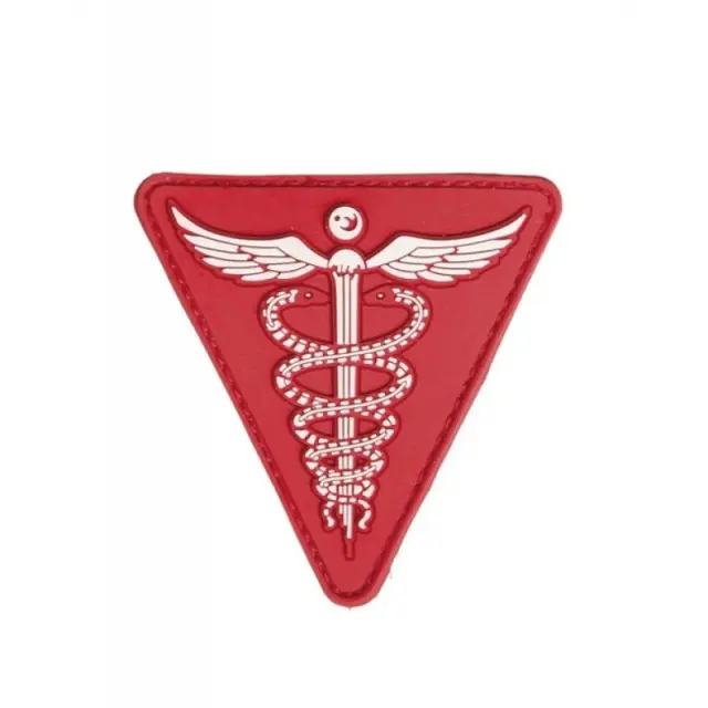 Mil-Tec Patch 3D Medical PVC With Velcro Red-Σήμα Ιατρικό Κόκκινο - 07-RED-Κόκκινο