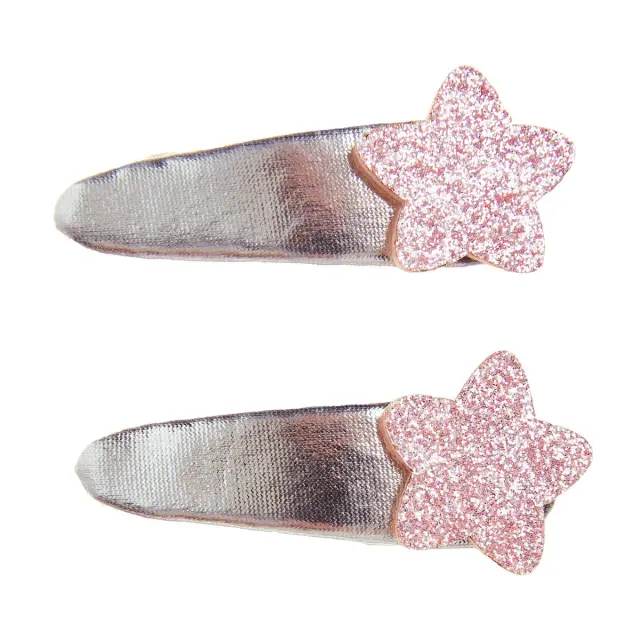 Κλιπ μαλλιών με glitter