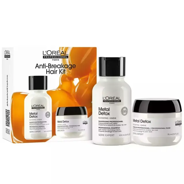 L'Oréal Professionnel Metal Detox Anti-Breakage Σετ Περιποίησης Μαλλιών για Ταλαιπωρημένα Μαλλιά με Σαμπουάν & Μάσκα 2τμχ