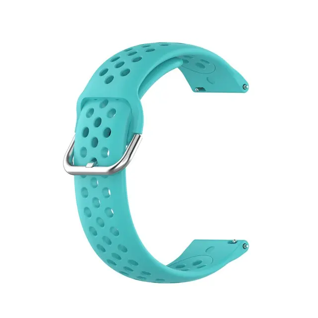 Techsuit® Watchband Ανταλλακτικό Λουράκι Σιλικόνης για Samsung Galaxy Watch 4 (Fits all 20mm)- Turquoise