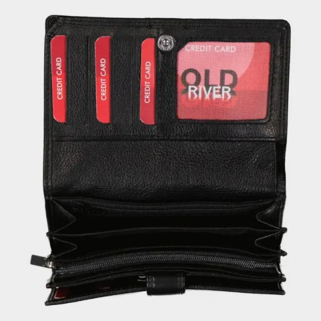 Δερμάτινο Πορτοφόλι Old River 6022-FN Μαύρο - ONESIZE 3