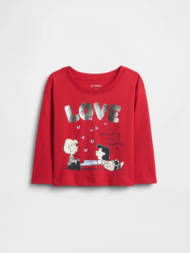 Βρεφική & Νηπιακή Peanuts Graphic Μπλούζα Modern red