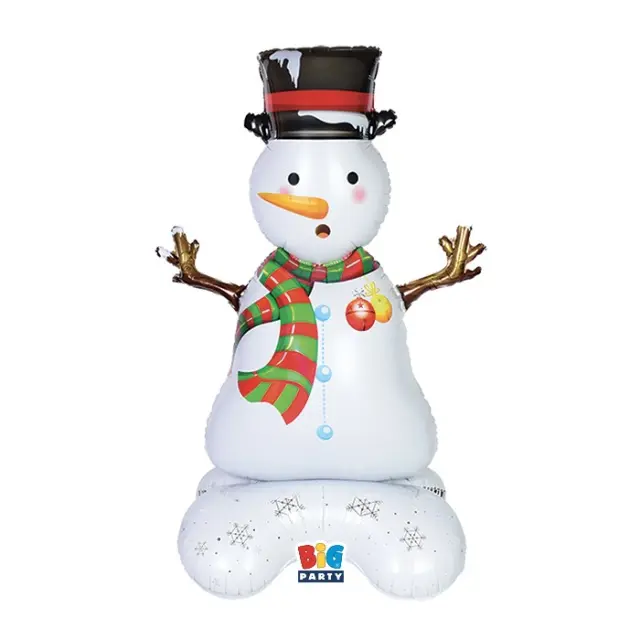 Μπαλόνι φοιλ Stand Up Snowman - Χιονάνθρωπος / 75x120x55 εκ