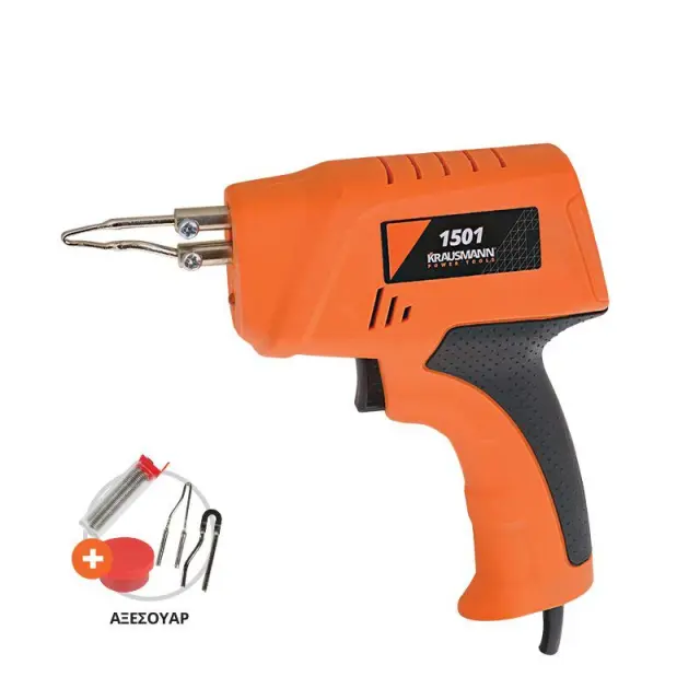 KRAUSMANN 62302 - ΚΟΛΛΗΤΗΡΙ ΠΙΣΤΟΛΙ ΗΛΕΚΤΡ. 200W + 2ΜΥΤΕΣ (1501)