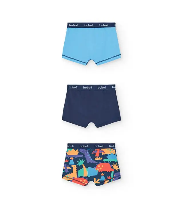 Boboli Εσώρουχα βαμβακερά Boxer για αγόρι - 3τμχ- 2