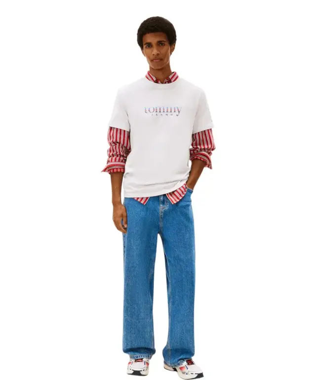 Tommy Hilfiger - Ανδρικό T-Shirt Entry Dna Slim Fit DM0DM22333-P08 Γκρι 2