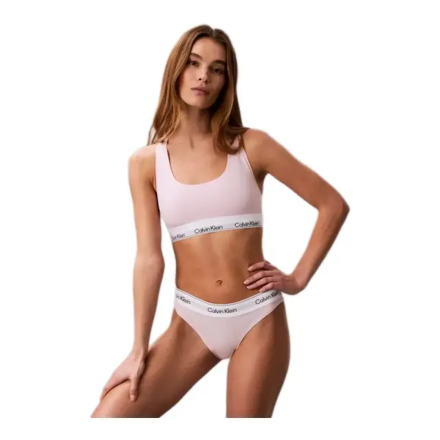 Calvin Klein Γυναικείο Brazil Icon Cotton Modal, Χρώμα Cradle Pink - L 3