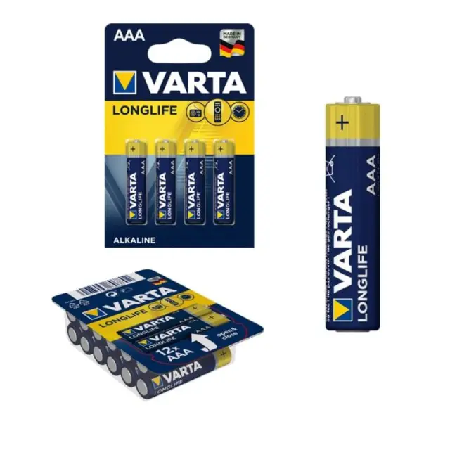 Varta LongLife - Αλκαλικές Μπαταρίες AAA 1.5V 12τμχ (36387)