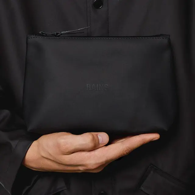Αδιάβροχο Νεσεσέρ Rains Cosmetic Bag 15600-01 Μαύρο - ONESIZE 3