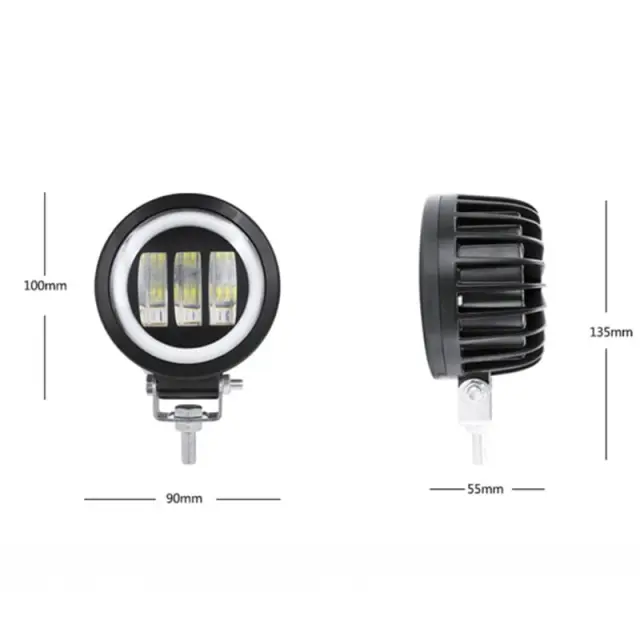 Προβολάκι Μηχανής Led 1τμχ 12-80V λεύκο φως - Motorcycle headlight z691418 2