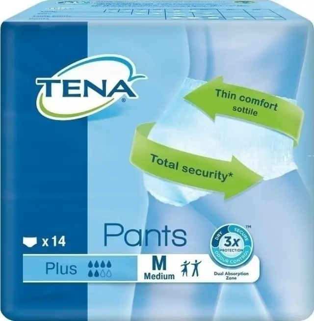 Tena Pants Plus Πάνα Βρακάκι Ενηλίκων Medium 14τμχ