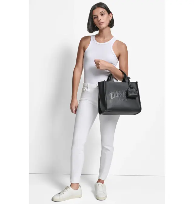 Γυναικεία Τσάντα Χειρός/Ώμου DKNY Hadlee Md Tote R53AAR57-BGD Μαύρη Μαύρο 3