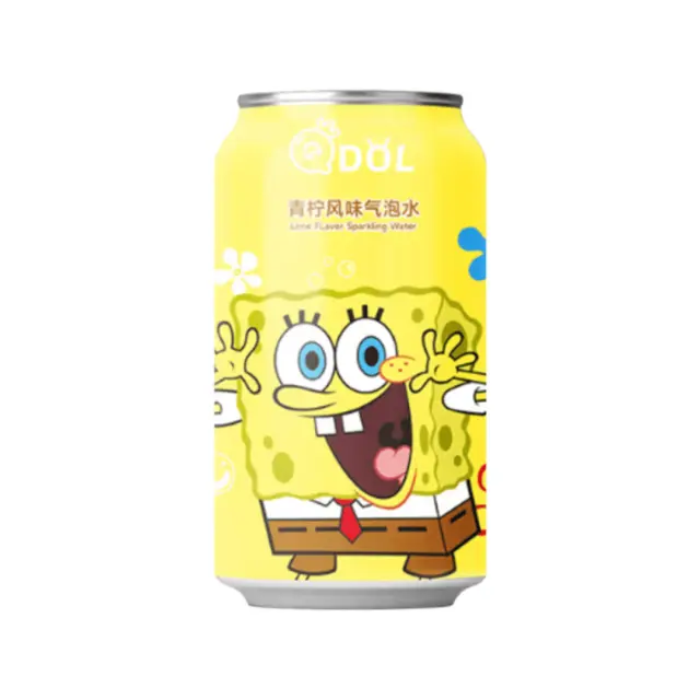 QDOL Spongebob Lime Flavor Soda Water Spongebob 330ml ΧΓ