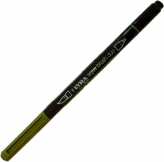 Μαρκαδόρος Πινέλο Lyra Aqua Brush Duo Sap Green/ 6520074 (Lyra)