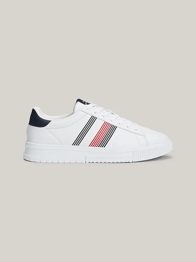 Tommy Hilfiger – Ανδρικά Sneakers Supercup Lth Seasonal FM0FM05129-YBS Λευκό